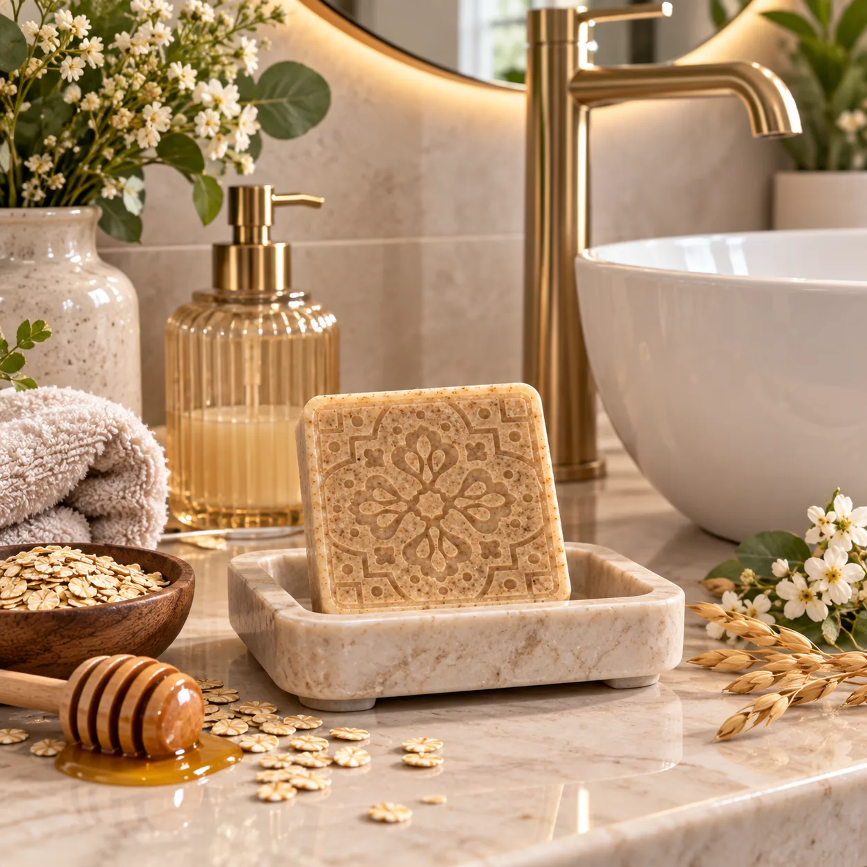 Jabón Mosaico de Avena y Miel
