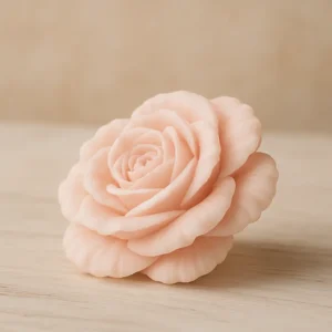 Jabón de Glicerina Rosa con Aroma a Rosas